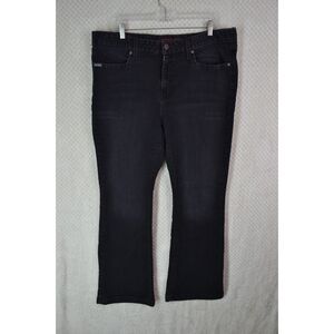 Cinch Lynden Women's 34/17 Black Slim Fit Denim Trouser Jeans